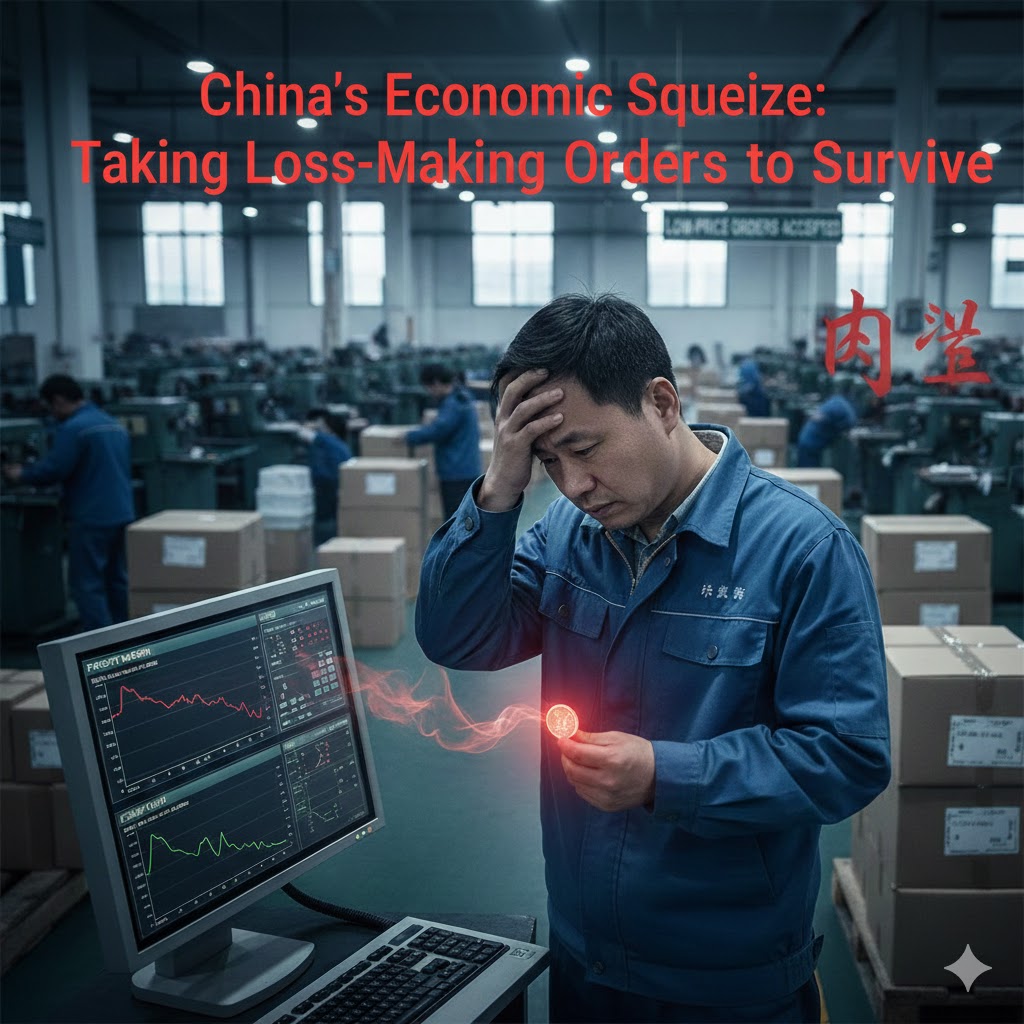 China’s Economic Squeeze: Taking Loss-Making Orders to Survive