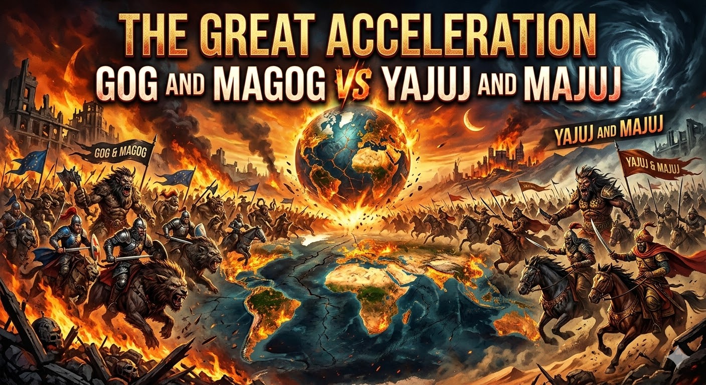 The Great Acceleration: Gog and Magog Vs Yajuj and Majuj