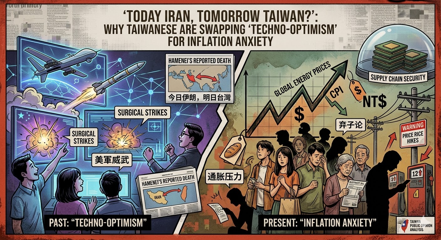 Today Iran, Tomorrow Taiwan? Why Taiwanese Are Swapping ‘Techno-Optimism’ for Inflation Anxiety