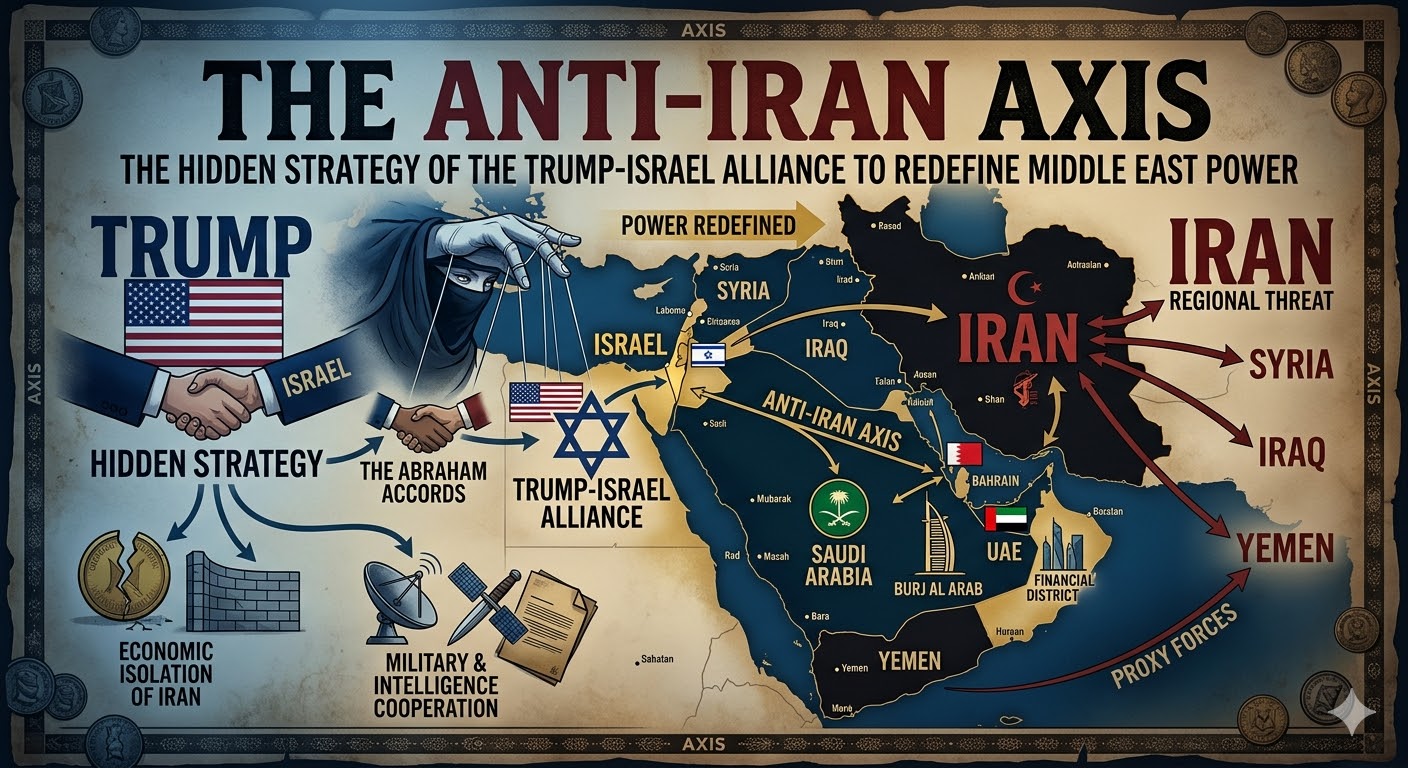 The Anti-Iran Axis: The Hidden Strategy of the Trump-Israel Alliance to Redefine Middle East Power