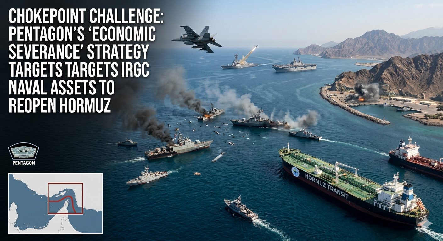 Chokepoint Challenge: Pentagons ‘Economic Severance’ Strategy Targets IRGC Naval Assets to Reopen Hormuz