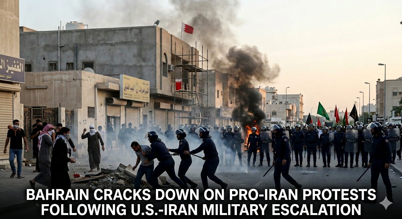 Bahrain Cracks Down on Pro-Iran Protests Following U.S.-Iran Military Escalation