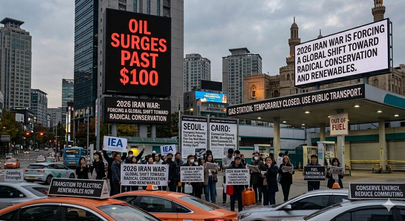 CL Over $100:2026 Iran War Is Forcing a Global Shift Toward Radical Conservation and Renewables