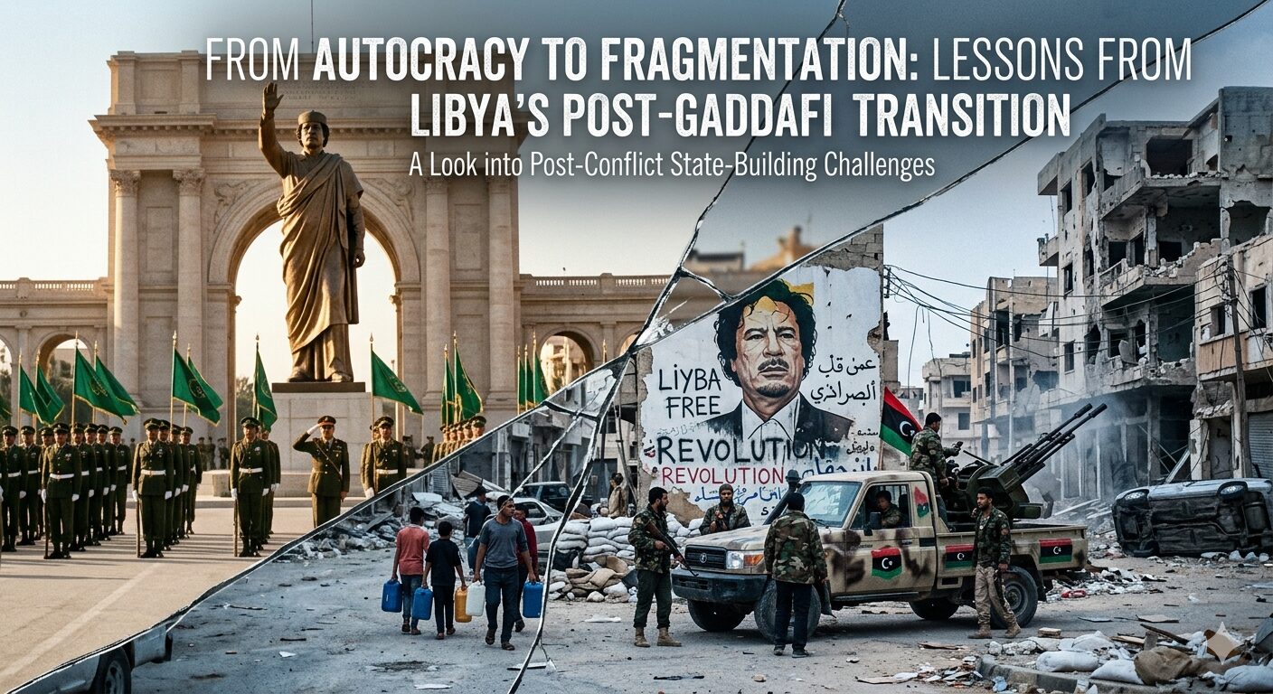 From Autocracy to Fragmentation: Lessons from Libya’s Post-Gaddafi Transition
