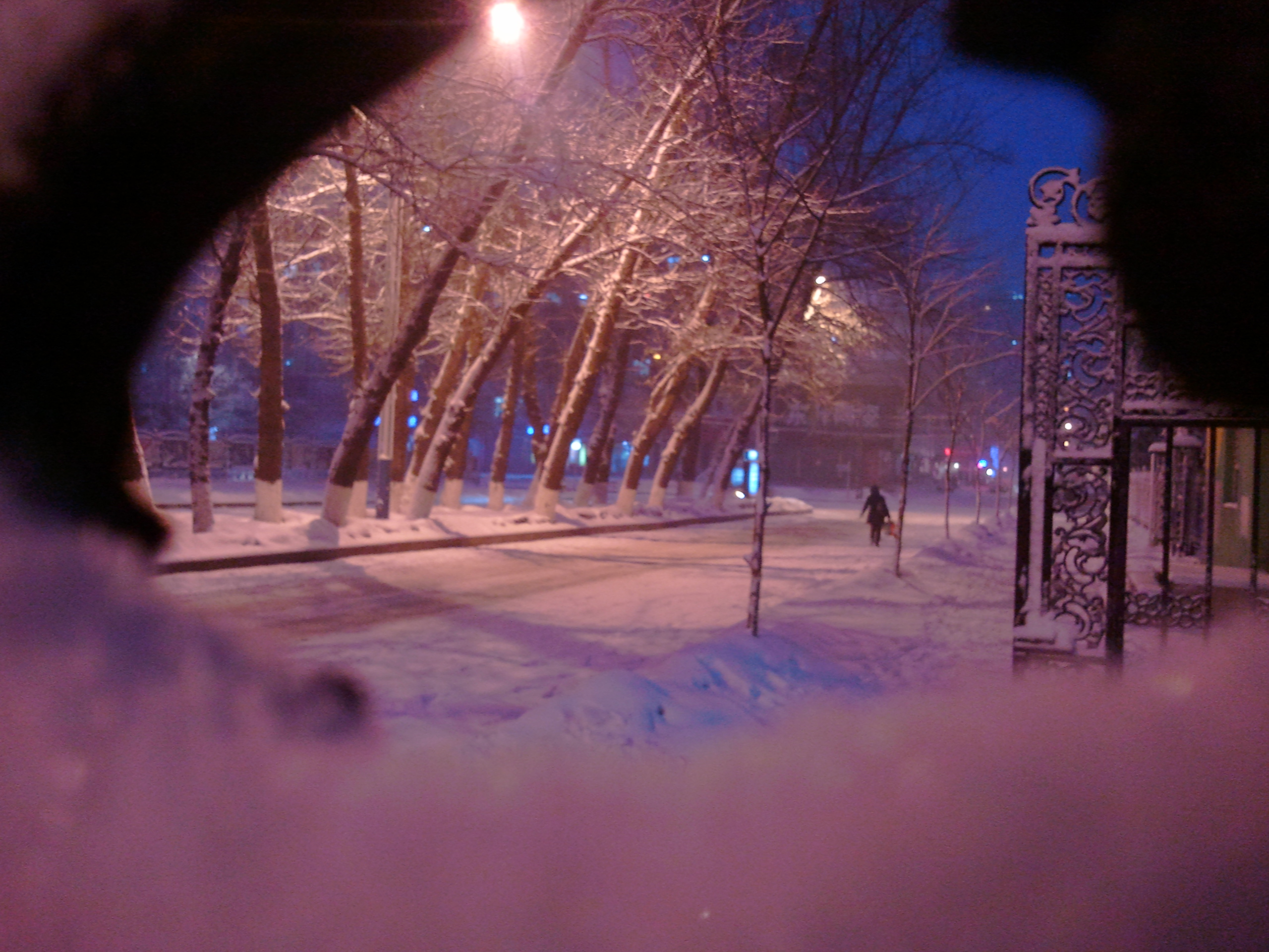 Heavy Snow in White Mountain in Feb 2013