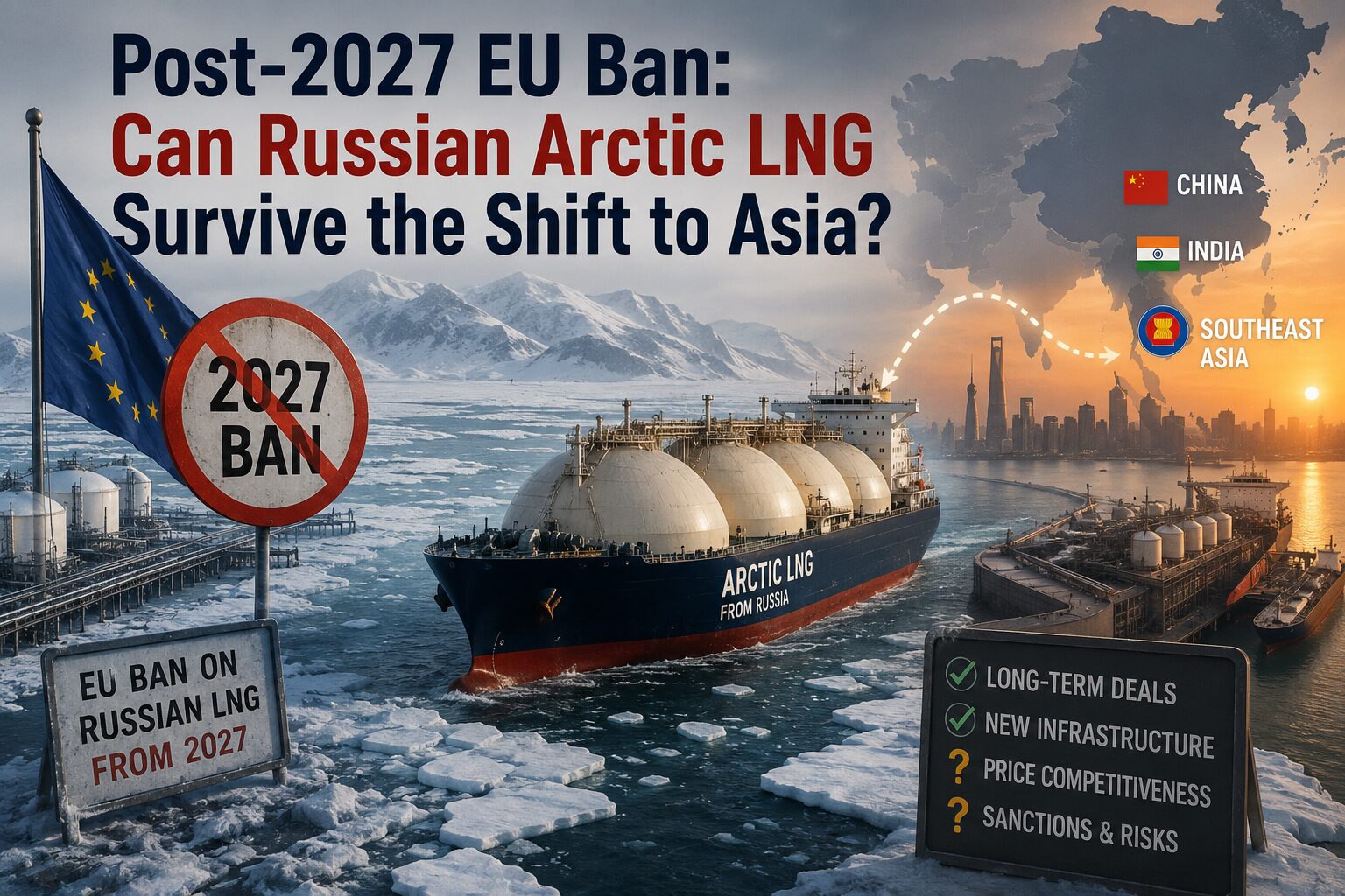 Post-2027 EU Ban: Can Russian Arctic LNG Survive the Shift to Asia?