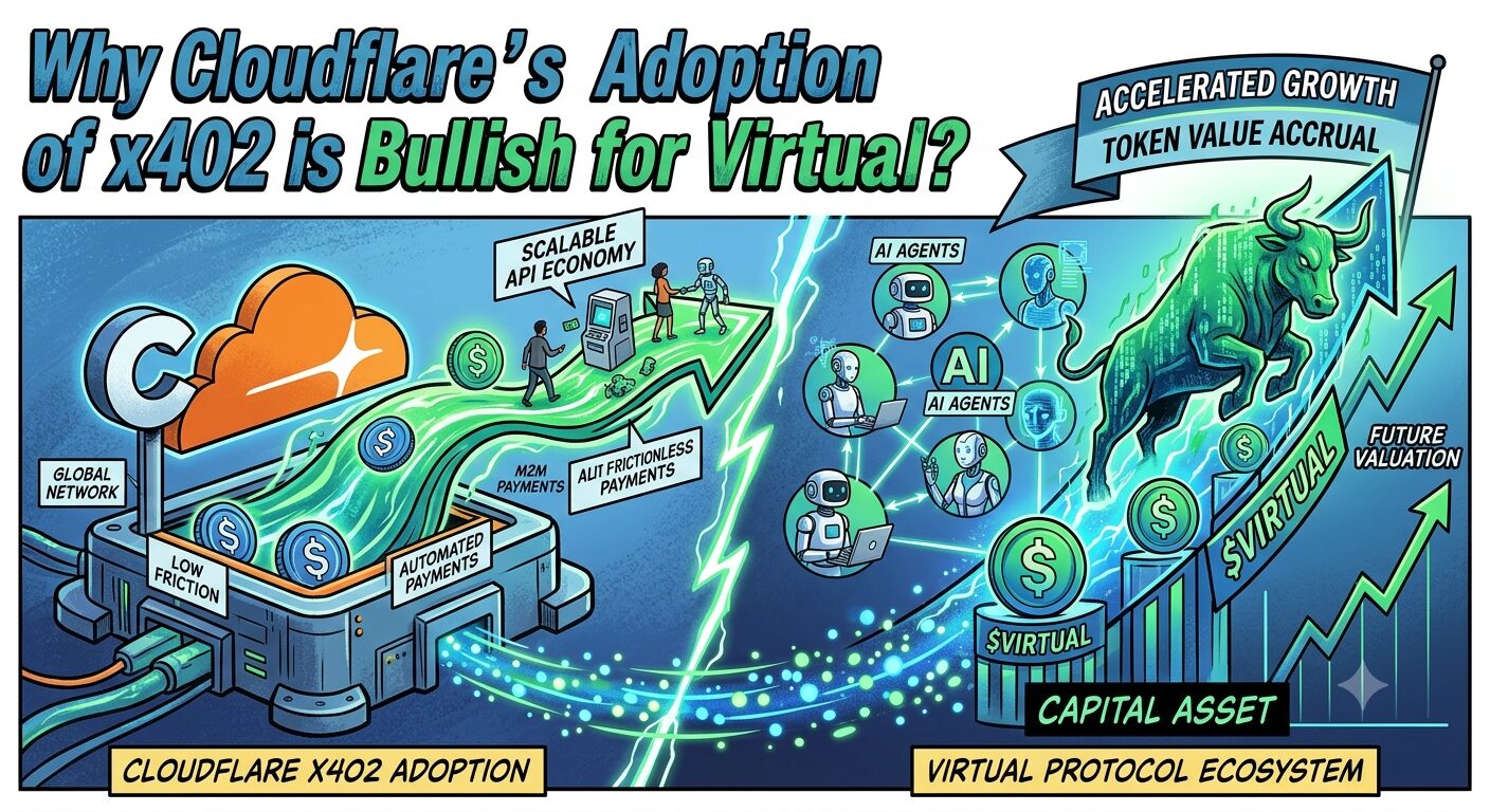 Why Cloudflare’s Adoption of X402 is bullish for Virtual?