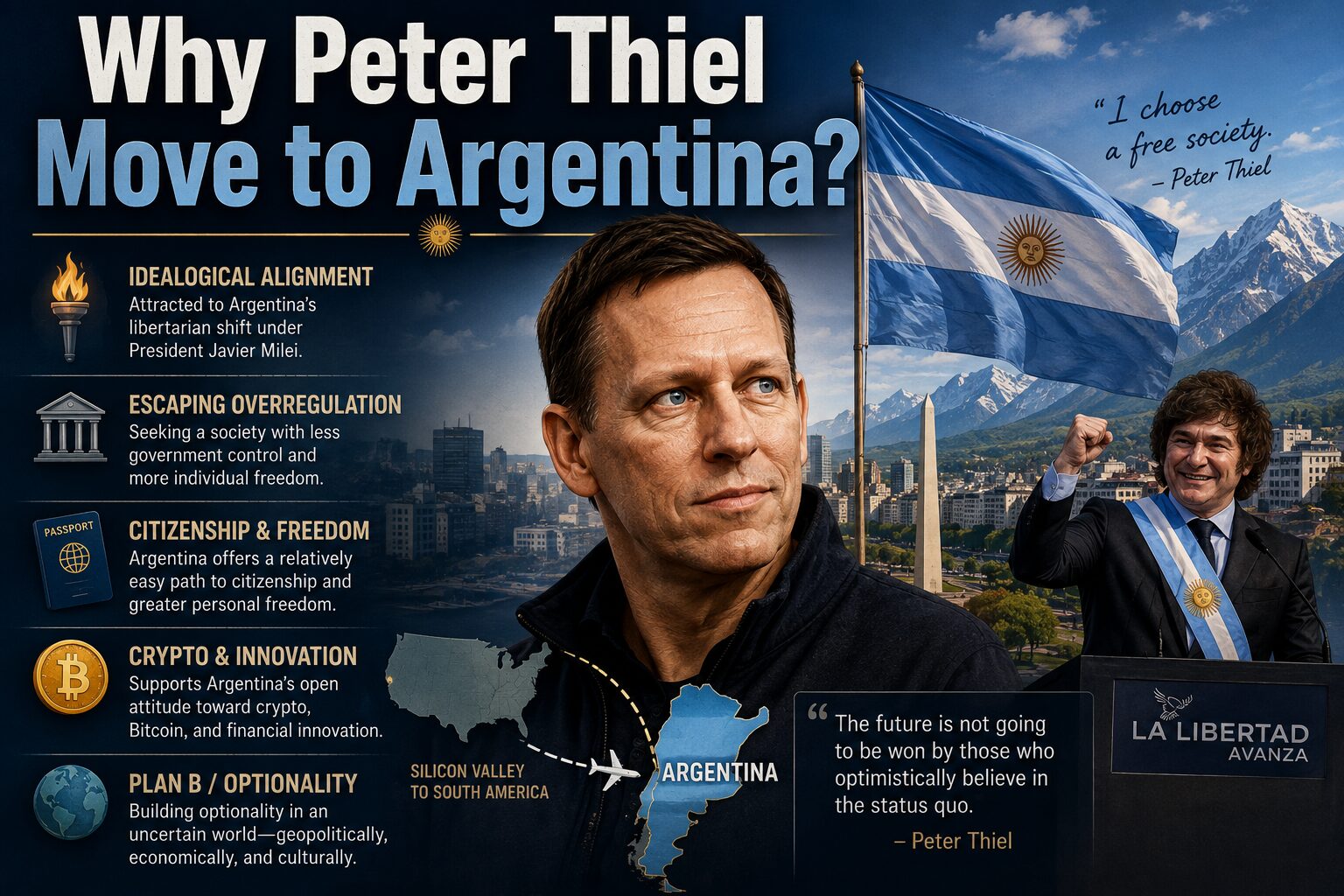 Why Peter Thiel Move to Argentina?
